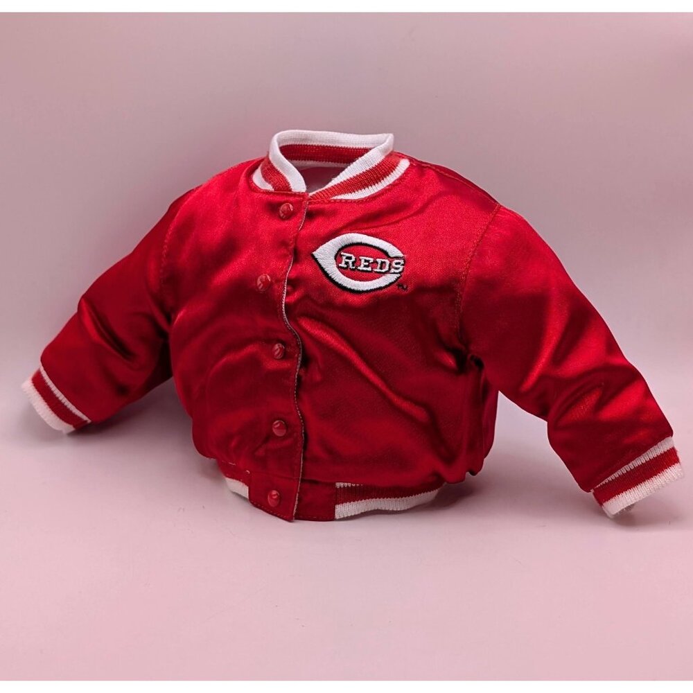 American Girl Cincinnati Reds Jacket 18" Doll Satin Pleasant Company Baseball
